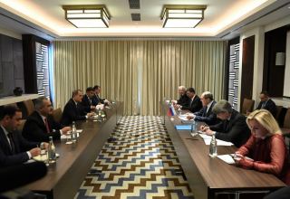 Состоялась встреча между главами МИД Азербайджана и России (ФОТО)