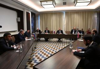 Azerbaijani, Russian, Armenian FMs hold meeting in Dushanbe (PHOTO)