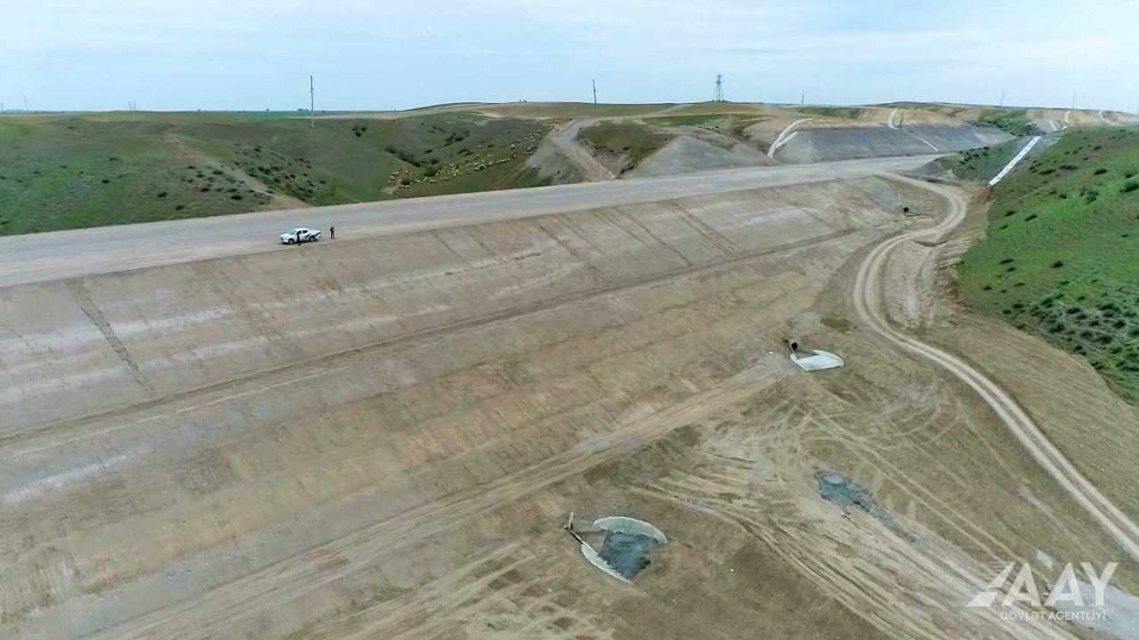 Azerbaijan continues construction of Horadiz-Jabrail-Zangilan-Agbend highway (PHOTO)