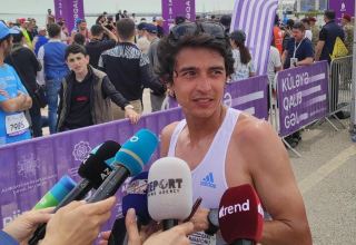 Желаю, чтобы во всех городах были такие условия для занятия спортом, как в Баку - победитель марафона