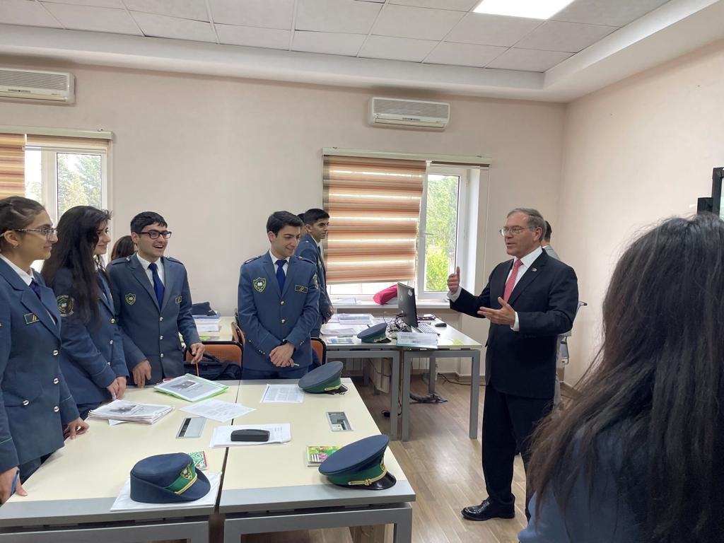 US ambassador commemorates donation of English-Language training equipment from Department of Defense to Azerbaijan's State Customs Committee (PHOTO)