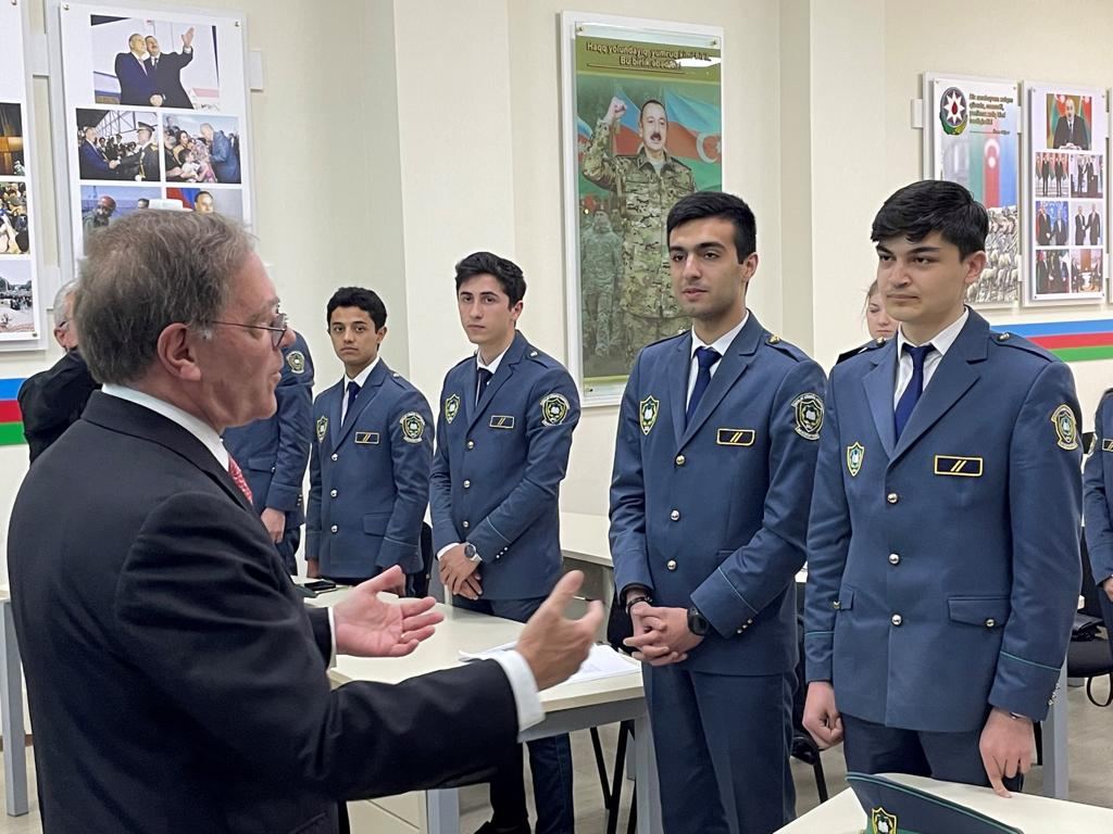 US ambassador commemorates donation of English-Language training equipment from Department of Defense to Azerbaijan's State Customs Committee (PHOTO)