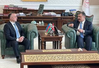 В Министерстве здравоохранения Турции состоялась встреча с делегацией во главе с министром здравоохранения Азербайджана Теймуром Мусаевым