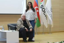 Baku Higher Oil School hosts poetry evening with People's Poet Ramiz Rovshan (PHOTO)