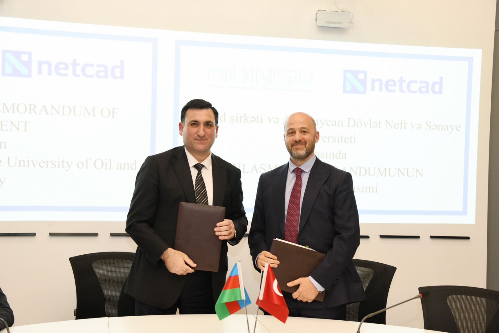 ADNSU ilə “NetСad” şirkəti arasında anlaşma memorandumu imzalanıb (FOTO)