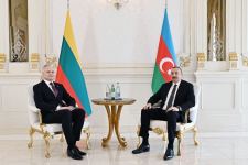 Azerbaijani, Lithuanian presidents hold meeting (PHOTO/VIDEO)