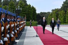 Official welcome ceremony held for Lithuanian President Gitanas Nausėda in Baku (PHOTO/VİDEO)