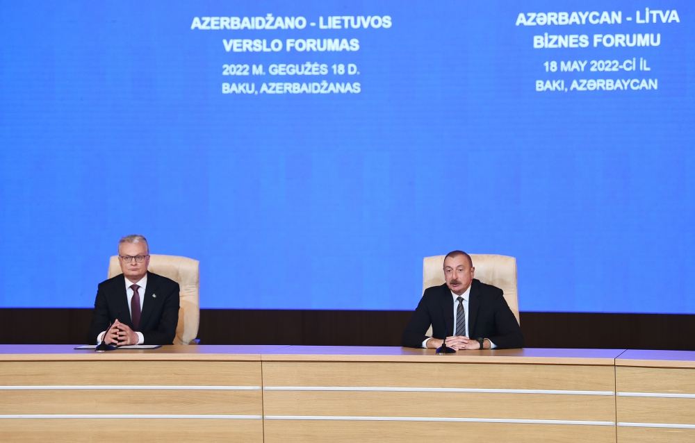 Президент Ильхам Алиев: Несмотря на то, что Азербайджан - страна, не имеющая выхода к открытому морю, мы превратили его в важный транспортный центр