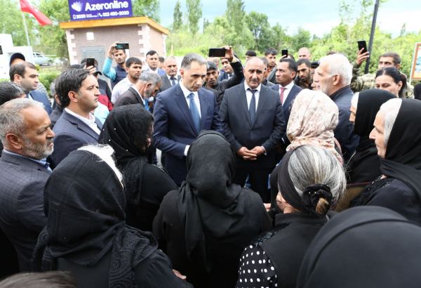 Министр Рашад Набиев посетил села Гёйчая, обеспеченные технологией GPON