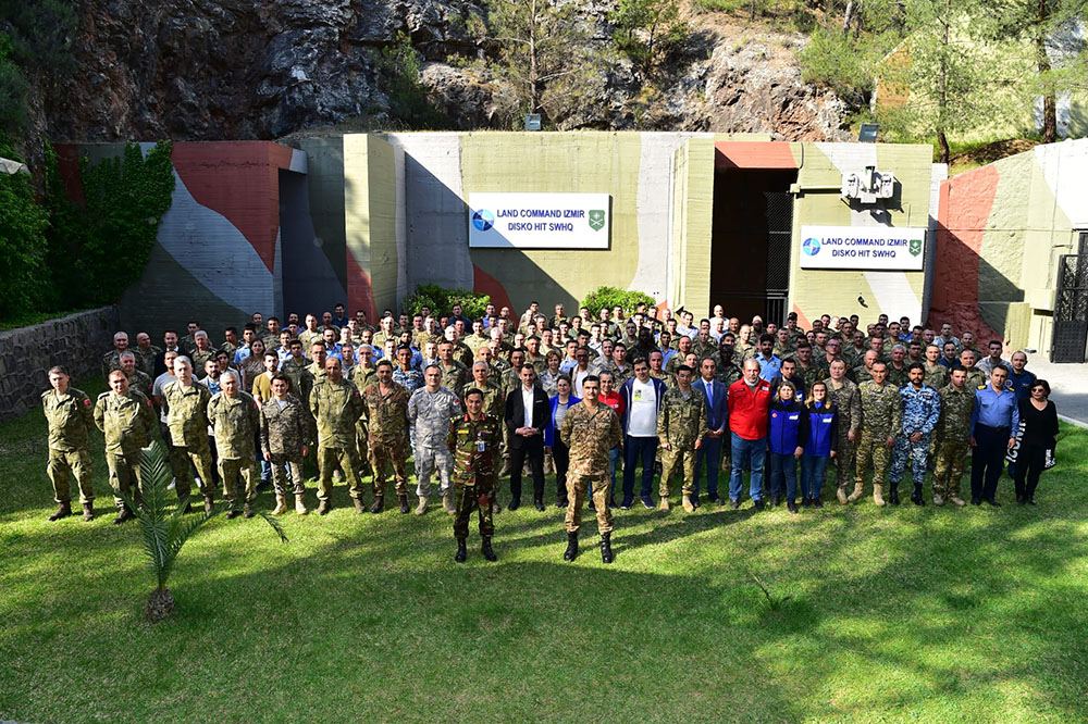 Azerbaijani servicemen participating in 'Efes-2022' international exercises