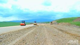 Azerbaijan's Aghdam-Fuzuli highway construction continues (PHOTO)
