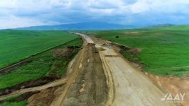 Azerbaijan's Aghdam-Fuzuli highway construction continues (PHOTO)