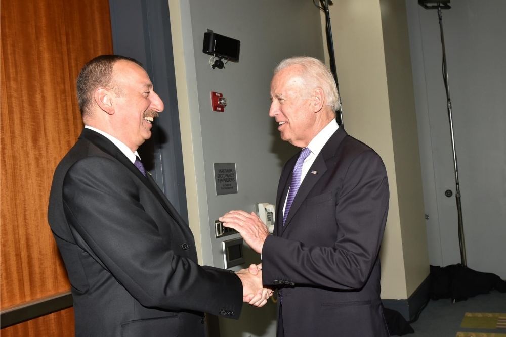 Президент США Джозеф Байден направил поздравительное письмо Президенту Азербайджана Ильхаму Алиеву