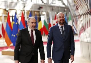 Meeting between European Council President, Armenian PM held in Brussels