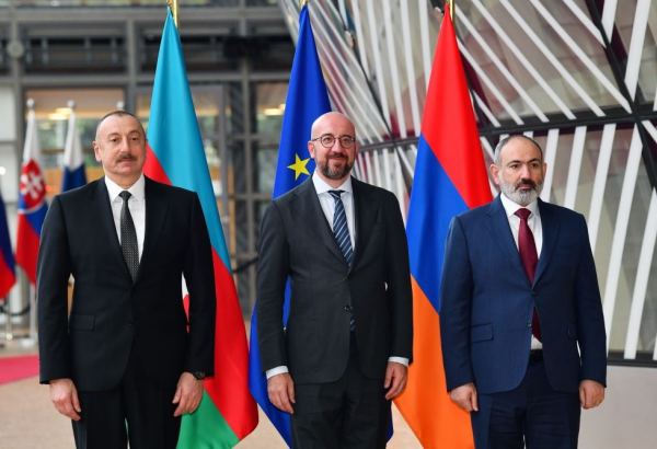 President Ilham Aliyev's meeting with EU Council President and Armenian PM - encouraging step towards peace
