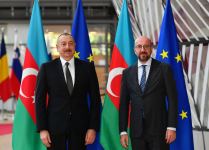 President Ilham Aliyev held one-on-one meeting with President of European Council Charles Michel (PHOTO/VIDEO)
