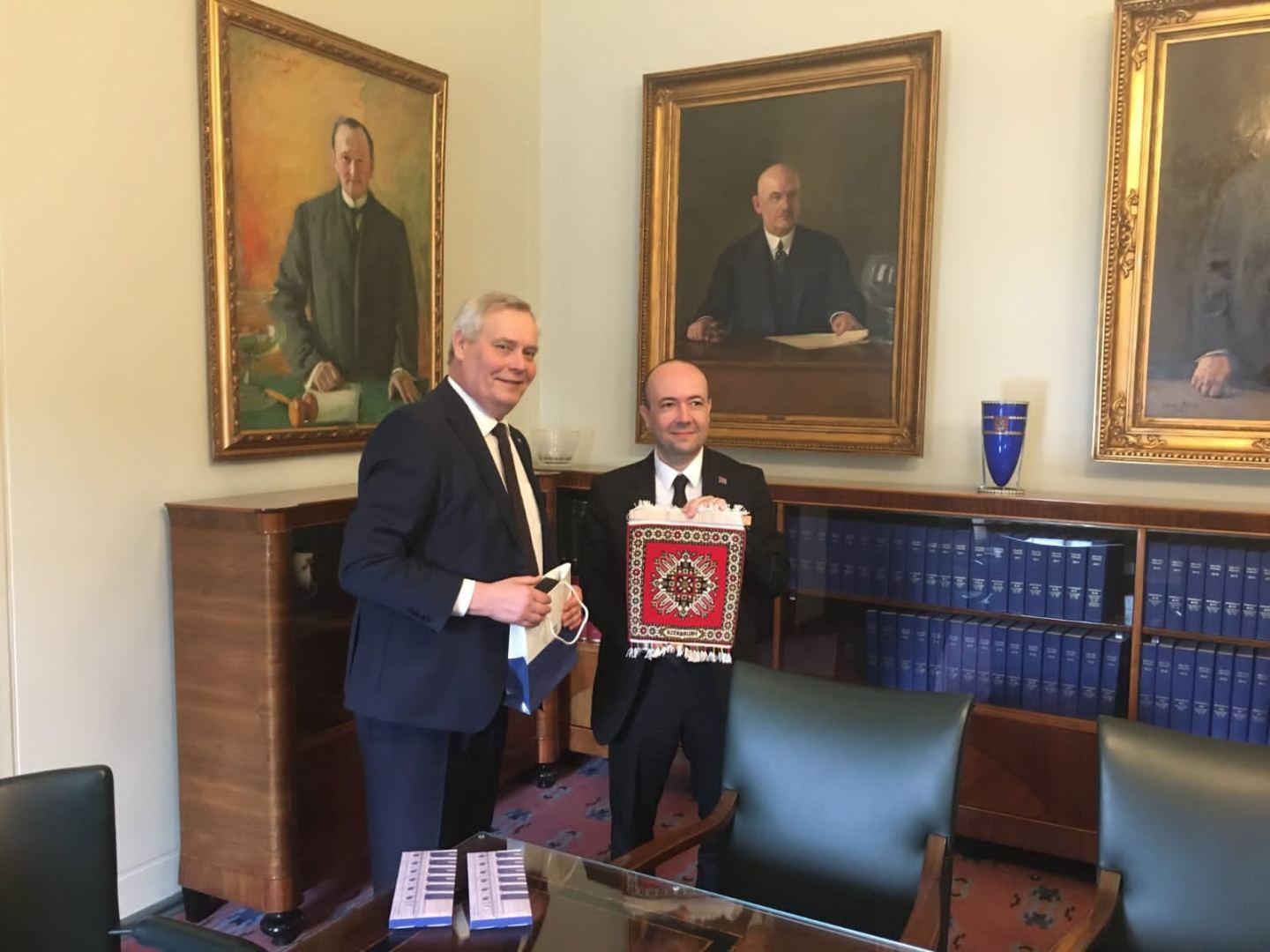 Azerbaijani Deputy FM pays working visit to Finland (PHOTO)