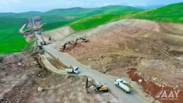 Azerbaijan’s Fuzuli-Hadrut highway construction continues - state agency (PHOTO)