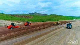 Строительство автодороги Физули-Гадрут продолжается быстрыми темпами - госагентство (ФОТО)