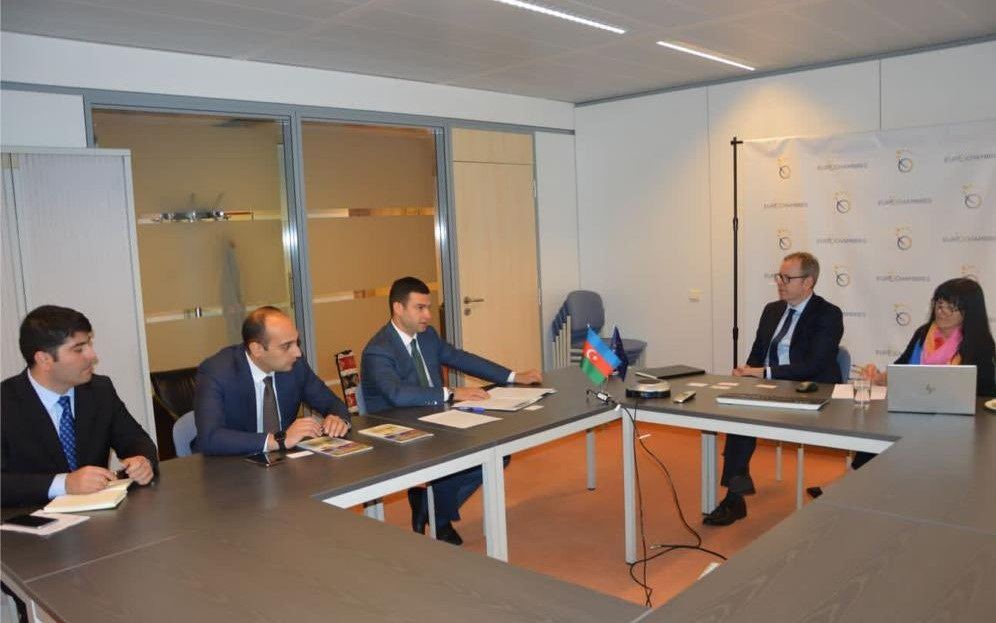 Brussels holds meetings of representatives of Azerbaijan’s Small and Medium Business Development Agency and EU institutions (PHOTO)