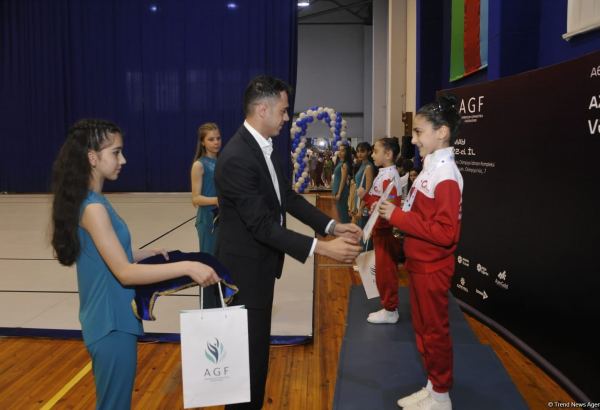 Baku holds award ceremony for winners of 6th Azerbaijan and Baku Championships in Aerobic Gymnastics in children age category (PHOTO)