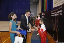 Состоялась церемония награждения победителей 6-го Первенства Баку по аэробной гимнастике в возрастной категории "дети" (ФОТО)