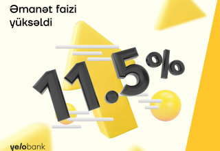 Yelo Bank-dan illik 11.5%-dək qazandıran yeni təklif