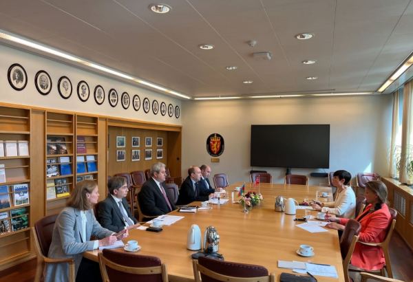 Azerbaijani deputy FM pays working visit to Norway (PHOTO)