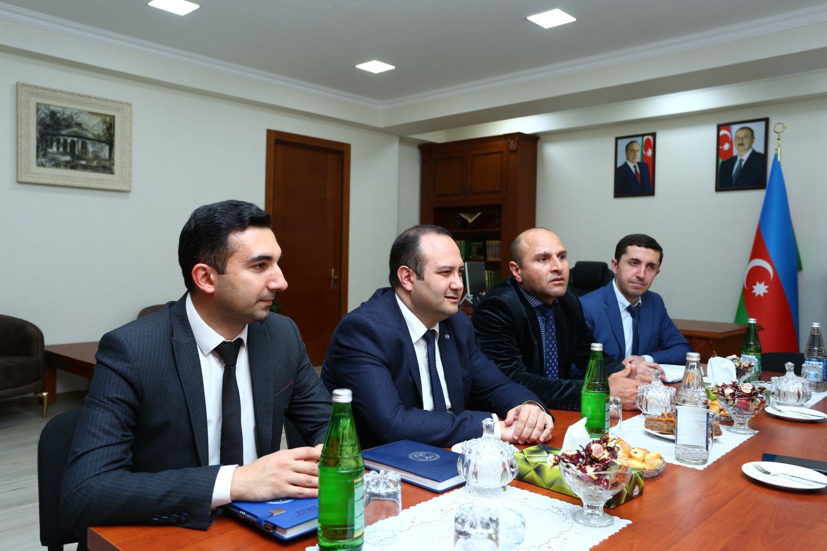 Türkiyəli rektorlar İlahiyyat İnstitutunda olub (FOTO)