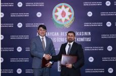 Diasporla İş üzrə Dövlət Komitəsi və Qarabağ Dirçəliş Fondu arasında memorandum imzalanıb (FOTO)