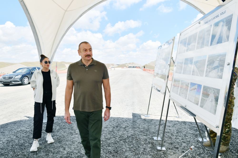 President Ilham Aliyev, First Lady Mehriban Aliyeva visit Fuzuli, Jabrayil and Zangilan districts (PHOTO)
