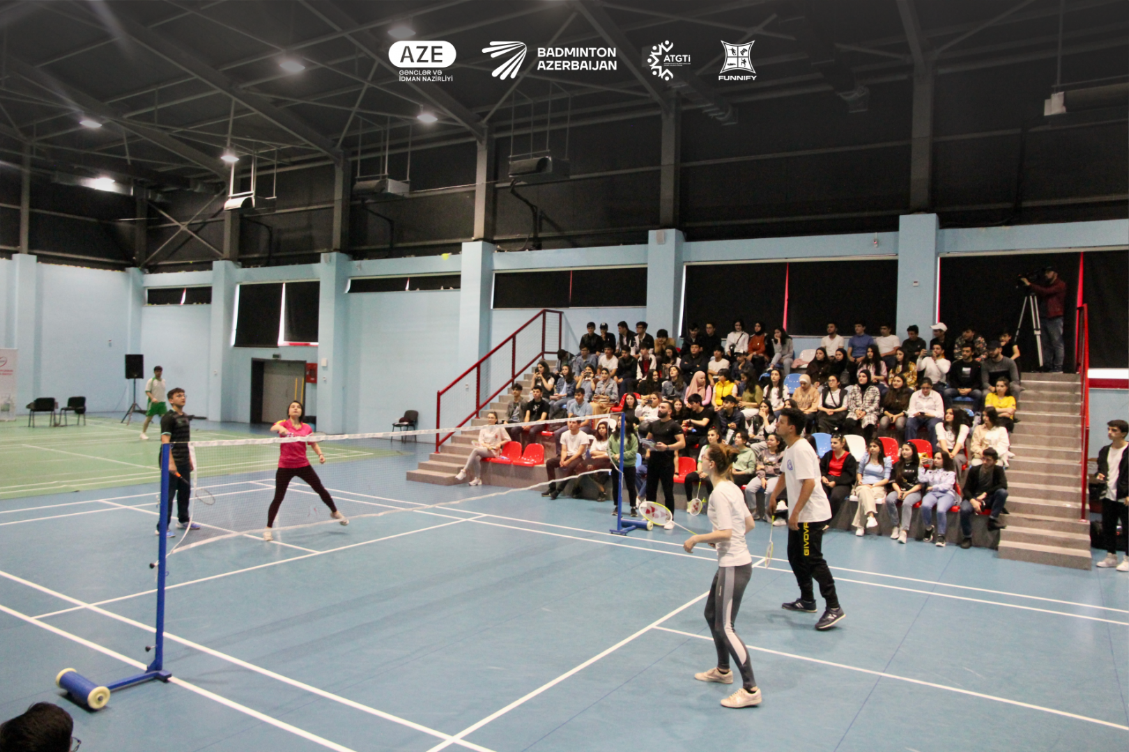 Tələbə gənclər arasında badminton yarışı keçirilib (FOTO)