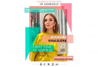 В Норвегии будет представлена коллекция Гюльнары Халиловой "Харыбюльбюль и Карабах" (ФОТО)