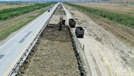 Продолжается капремонт автодороги Баку-Губа-госграница с РФ (ФОТО/ВИДЕО)
