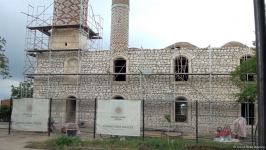 В агдамской Джума-мечети начались ремонтно-восстановительные работы - репортаж Trend TV (ФОТО)