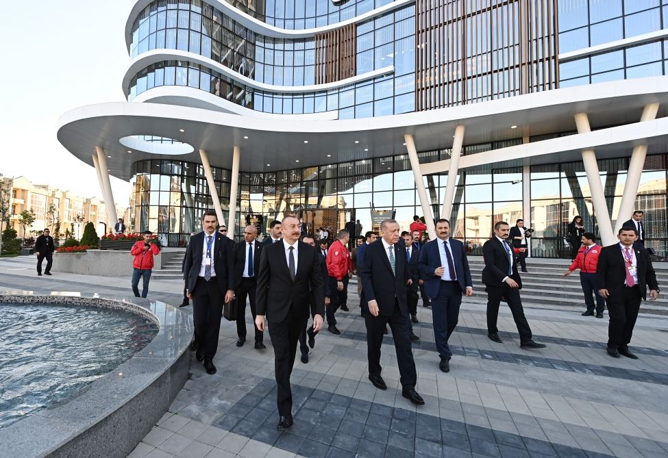 Президенты Азербайджана и Турции приняли участие в открытии Бакинского центра ASAN xidmət номер 7 и центра Bilim Bakı (ФОТО)