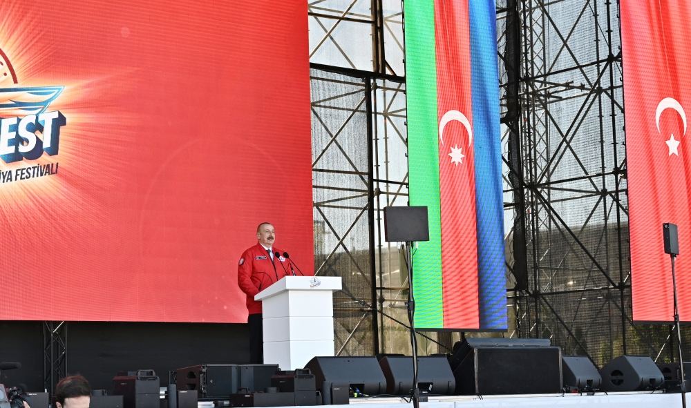 Президент Ильхам Алиев: Сегодня «ТЕХНОФЕСТ» является очередной демонстрацией  единства Турции и Азербайджана, его проявлением