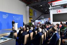 Президент Ильхам Алиев принял участие в церемонии официального открытия 27-й Международной выставки нефти и газа Каспия в рамках Бакинской энергетической 
недели (ФОТО/ВИДЕО)