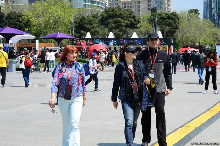 Число посещающих Азербайджан значительно возросло