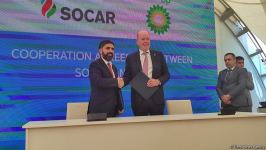 SOCAR signs documents on alternative energy with bp, Masdar companies in Azerbaijan's Shusha (PHOTO)