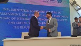 Azerbaijani Ministry of Energy signs documents with UK's bp  in Shusha (PHOTO)