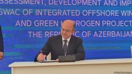 Azerbaijani Ministry of Energy signs documents with UK's bp  in Shusha (PHOTO)