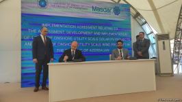 Azerbaijani Ministry of Energy signs documents with UK's bp  in Shusha (PHOTO)