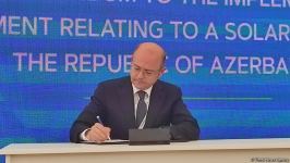 Azerbaijani Ministry of Energy signs documents with UK's bp  in Shusha (PHOTO)