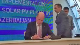 Azerbaijani Ministry of Energy signs documents with UK's bp  in Shusha (PHOTO)