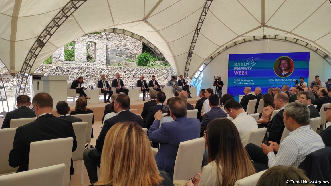 Azerbajan holding special session within Baku Energy Week in Shusha (PHOTO)