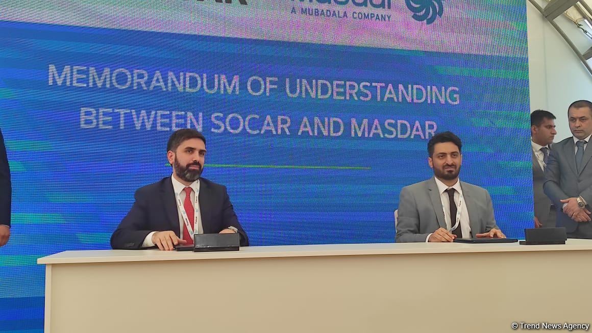 SOCAR signs documents on alternative energy with bp, Masdar companies in Azerbaijan's Shusha (PHOTO)