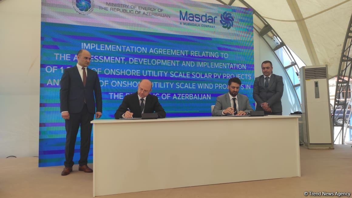 Azerbaijani Ministry of Energy signs documents with UK's bp  in Shusha (PHOTO)