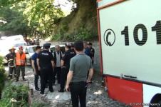 Passenger bus falls into ravine in Azerbaijani Shaki (PHOTO/VIDEO) (UPDATE)