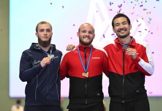 Азербайджанские гимнасты Магсуд Махсудов и Михаил Малкин завоевали медали на ЧЕ в Италии (ФОТО)